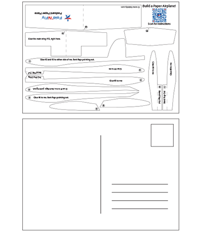 Miniatura de la actividad del avión de papel