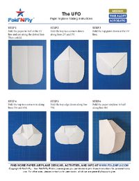 Ejemplo de instrucciones imprimibles para aviones de papel