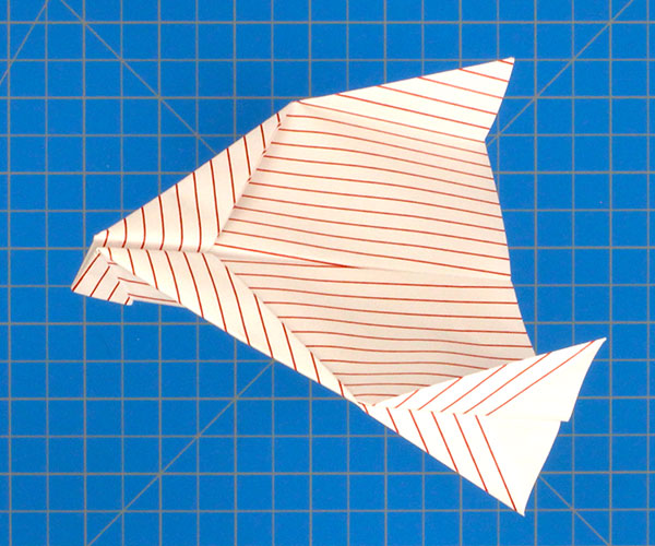 Cross Wing Paper Airplane Thumbnail
