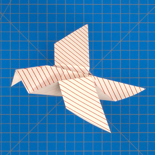 White Dove Paper Airplane Thumbnail