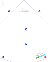 Sample Paper Airplane Printable Instructions