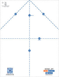 Sample Paper Airplane Printable Instructions