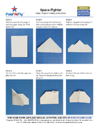Sample Paper Airplane Printable Instructions