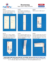 Sample Paper Airplane Printable Instructions Sample Paper Airplane Printable Instructions