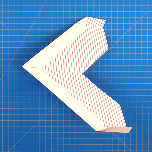 Sky OmniWing Paper Airplane Thumbnail
