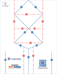 Sample Paper Airplane Printable Template