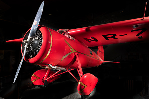 Earhart's Vega 5B in the Smithsonian