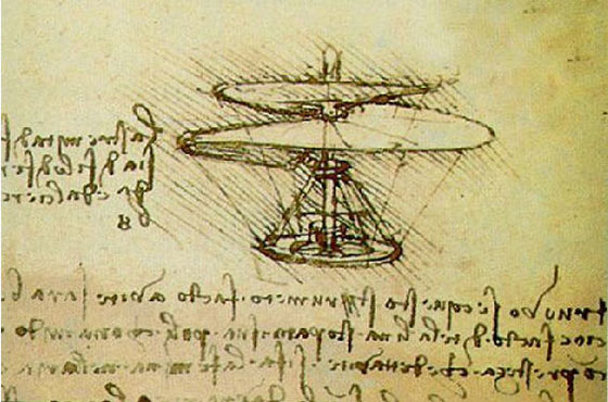 Leonardo DaVinci Helicopter