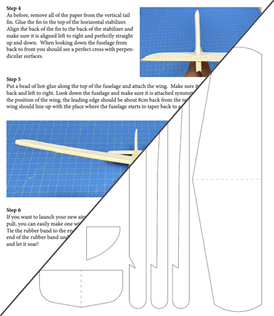 Download the Foam Glider Plans