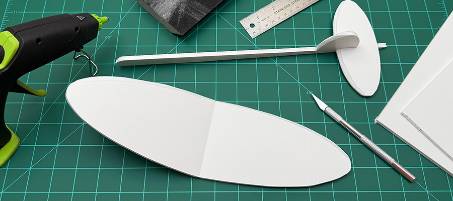 DIY Foam Board Gliders