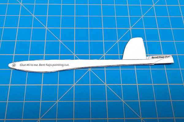 Step 4 - Glue parts 4+5