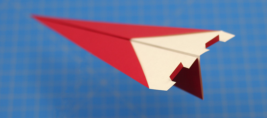 Steering a Paper Airplane