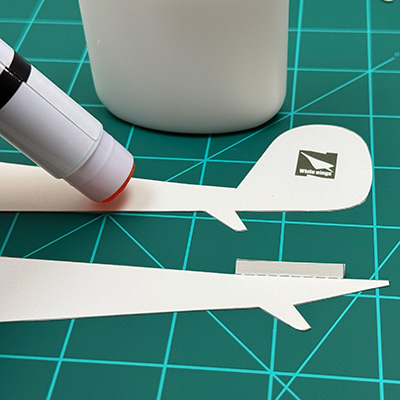 Glue the parts