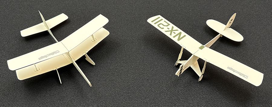 Two Advanced Whitewings Gliders