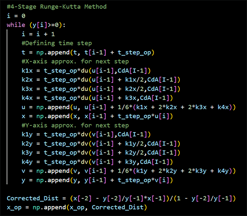 Python code for optimizing paper airplane throws