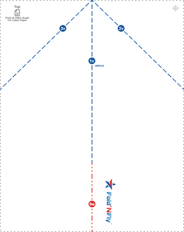 Sample Paper Airplane Printable Instructions