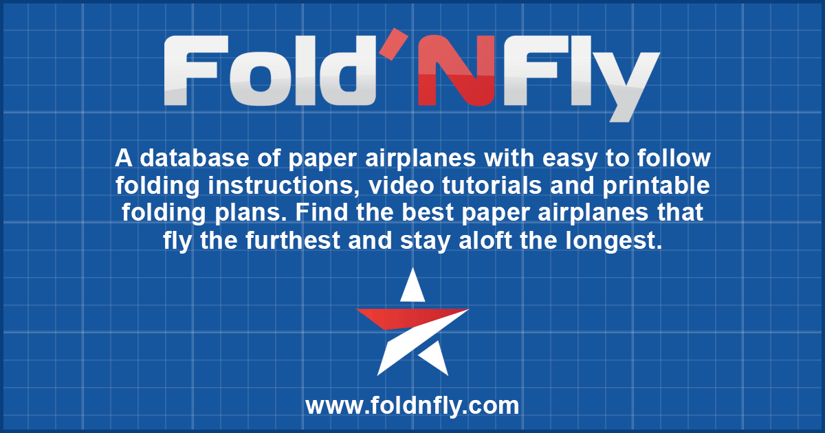 Fold 'N Fly » Paper Airplane Folding Instructions