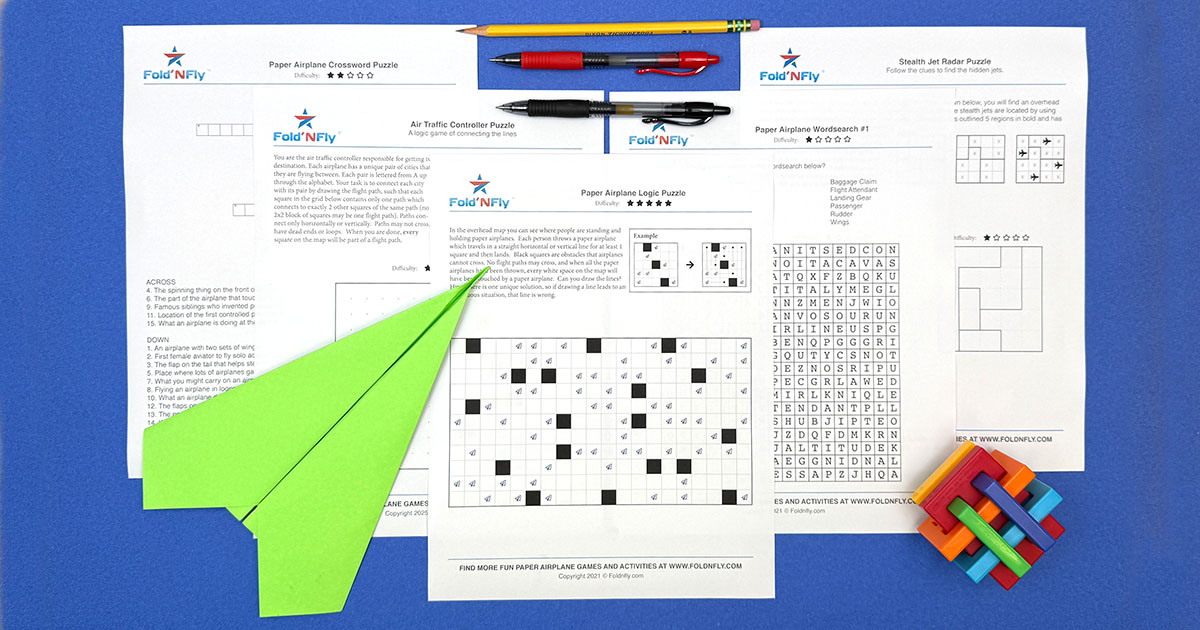 Paper Plane Puzzles